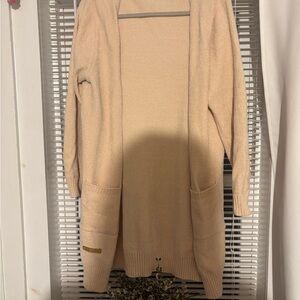 Simply Southern Tan Open-Front Cardigan